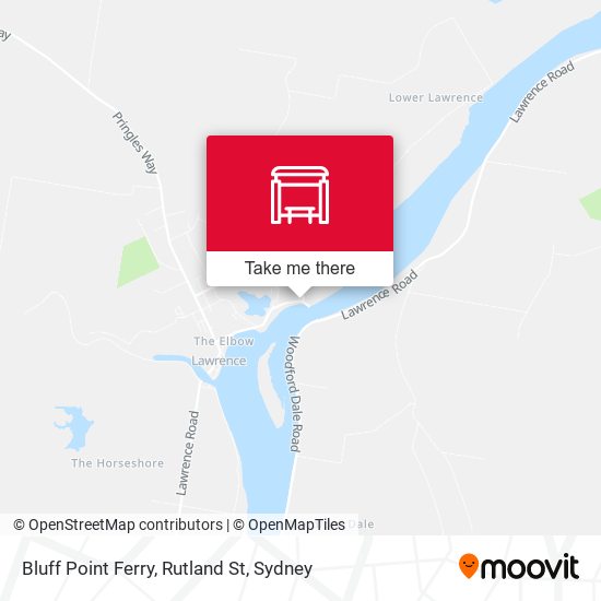 Bluff Point Ferry, Rutland St map
