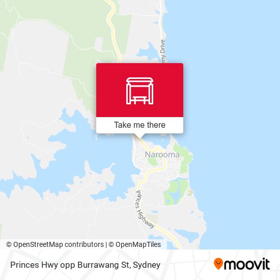 Princes Hwy opp Burrawang St map