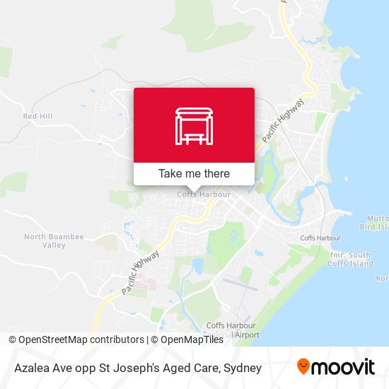 Azalea Ave opp St Joseph's Aged Care map