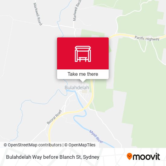 Bulahdelah Way before Blanch St map