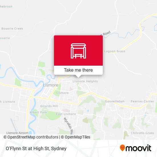 O'Flynn St at High St map