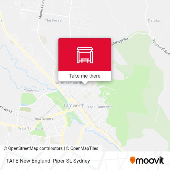 TAFE New England, Piper St map