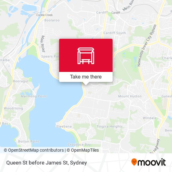 Queen St before James St map
