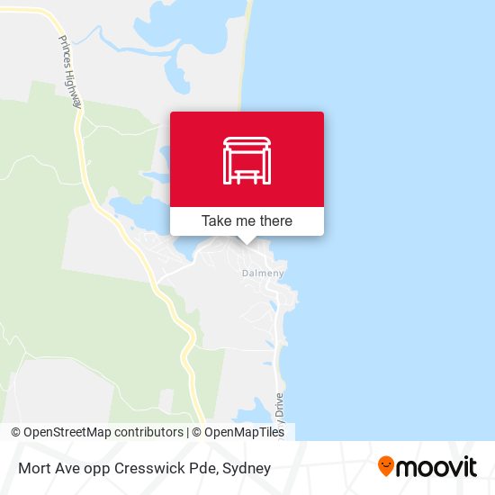 Mort Ave opp Cresswick Pde map