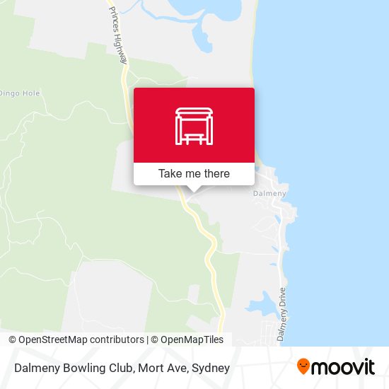 Dalmeny Bowling Club, Mort Ave map