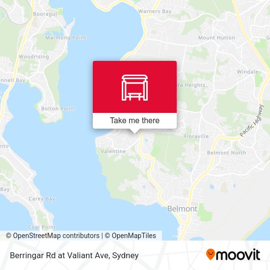 Berringar Rd at Valiant Ave map