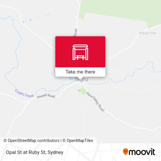 Opal St at Ruby St map