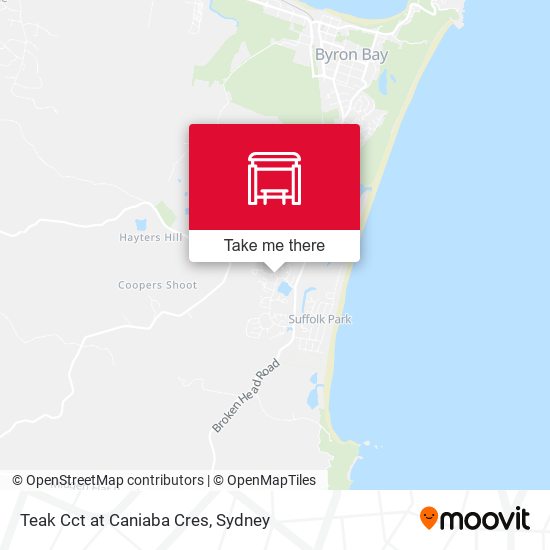 Teak Cct at Caniaba Cres map