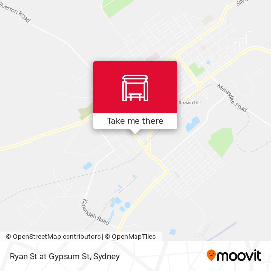 Ryan St at Gypsum St map