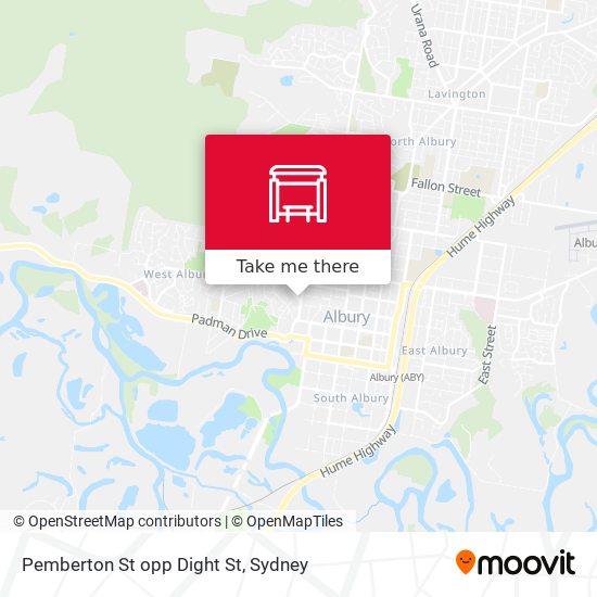 Pemberton St opp Dight St map
