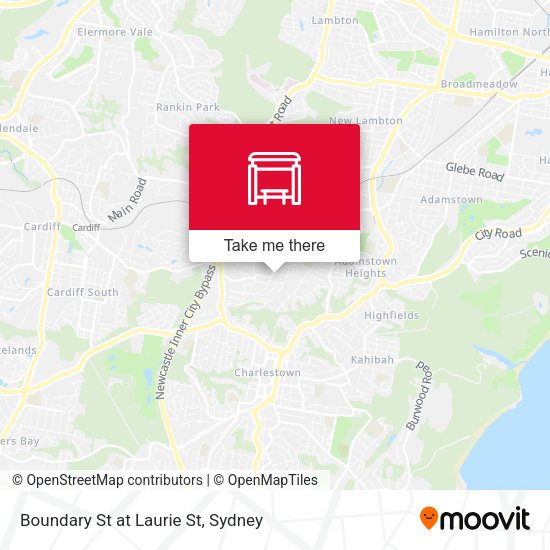 Boundary St at Laurie St map