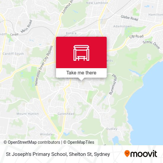 St Joseph's Primary School, Shelton St map
