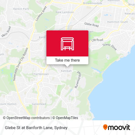 Glebe St at Banforth Lane map
