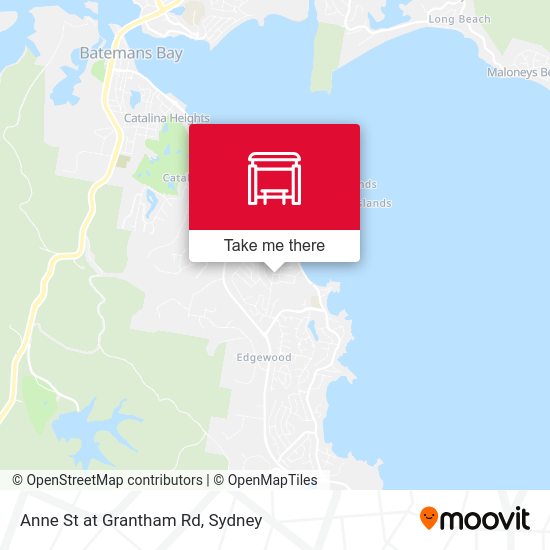 Anne St at Grantham Rd map