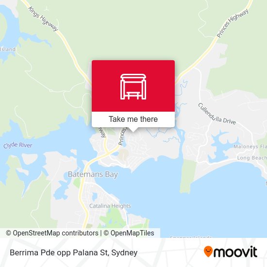 Berrima Pde opp Palana St map
