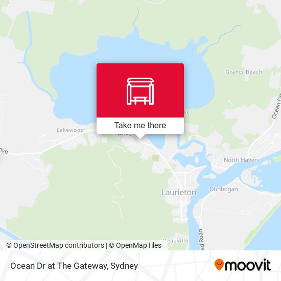 Ocean Dr at The Gateway map
