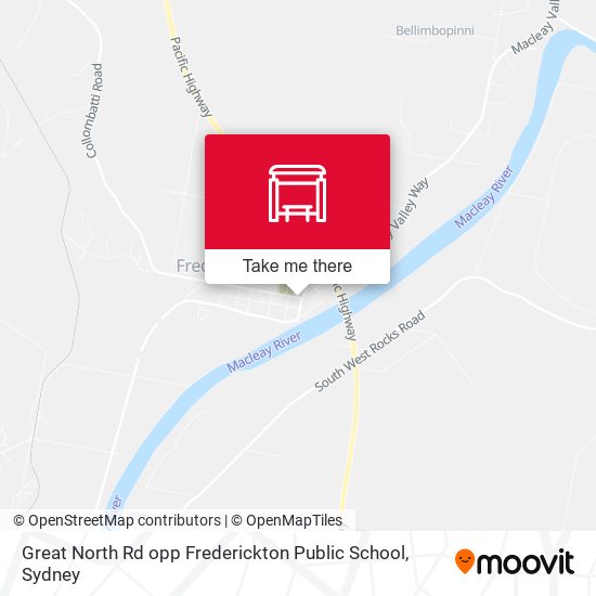 Great North Rd opp Frederickton Public School map