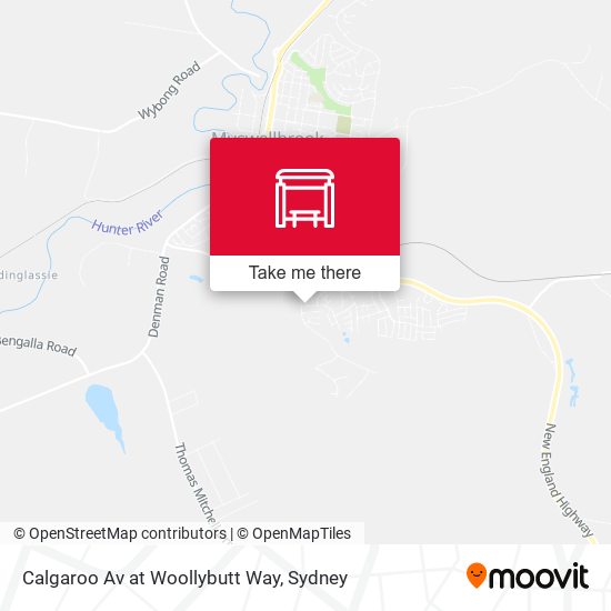 Calgaroo Av at Woollybutt Way map