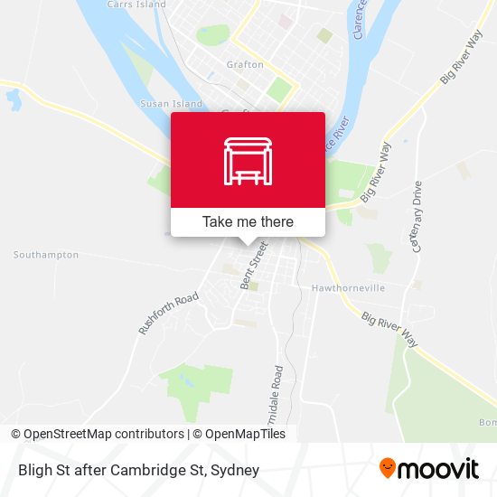 Bligh St after Cambridge St map