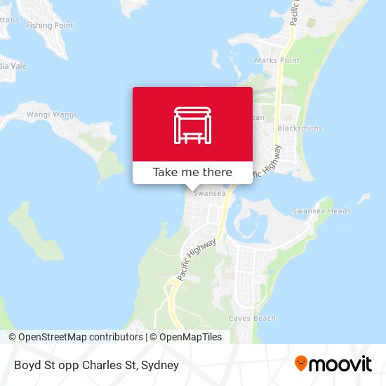 Boyd St opp Charles St map