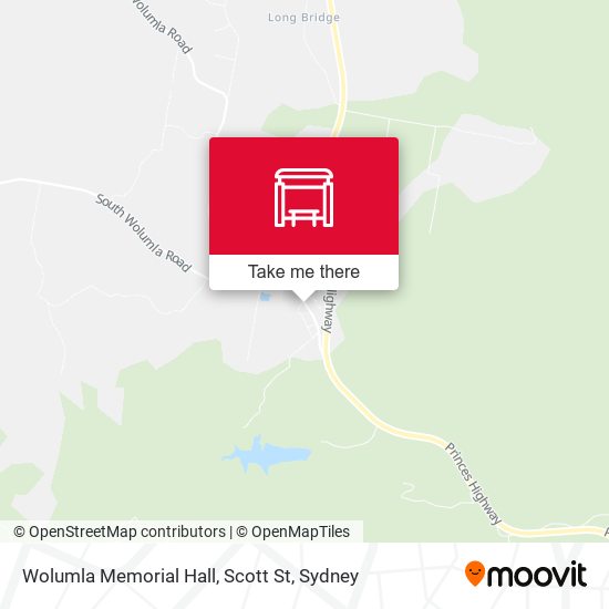 Wolumla Memorial Hall, Scott St map