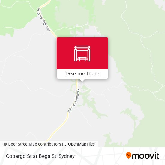 Cobargo St at Bega St map