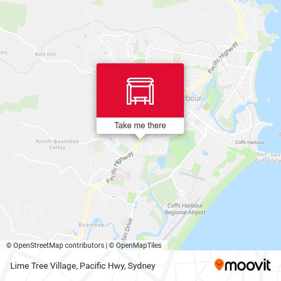 Lime Tree Village, Pacific Hwy map