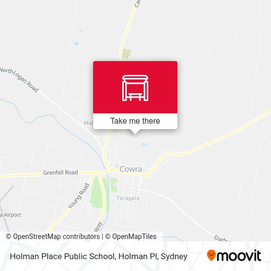 Holman Place Public School, Holman Pl map