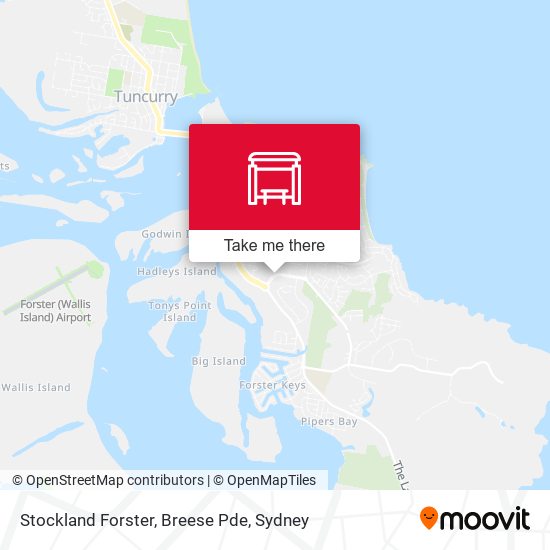 Stockland Forster, Breese Pde map