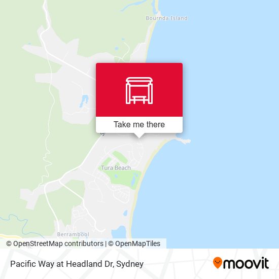 Pacific Way at Headland Dr map