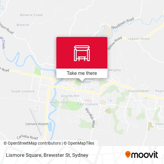 Lismore Square, Brewster St map