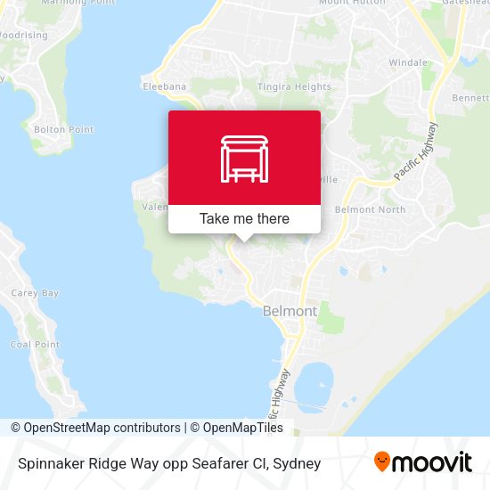 Spinnaker Ridge Way opp Seafarer Cl map