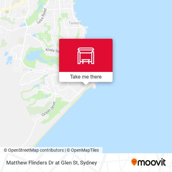 Matthew Flinders Dr at Glen St map