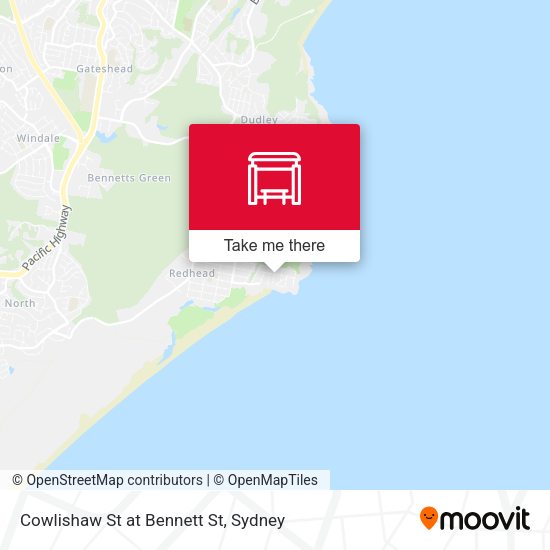 Cowlishaw St at Bennett St map