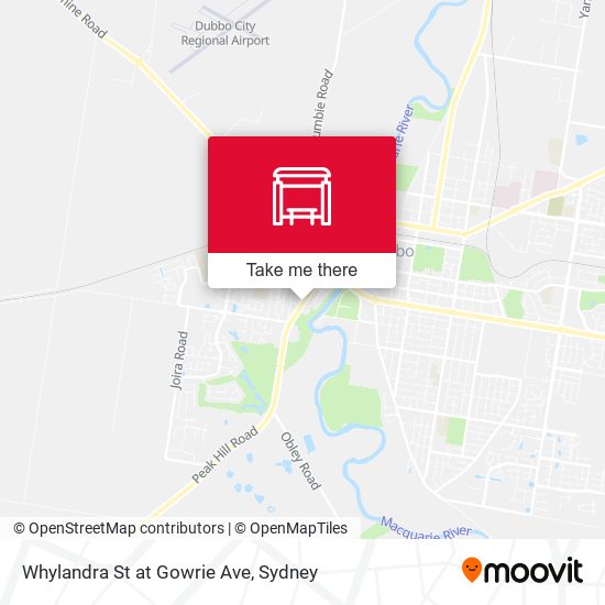 Whylandra St at Gowrie Ave map
