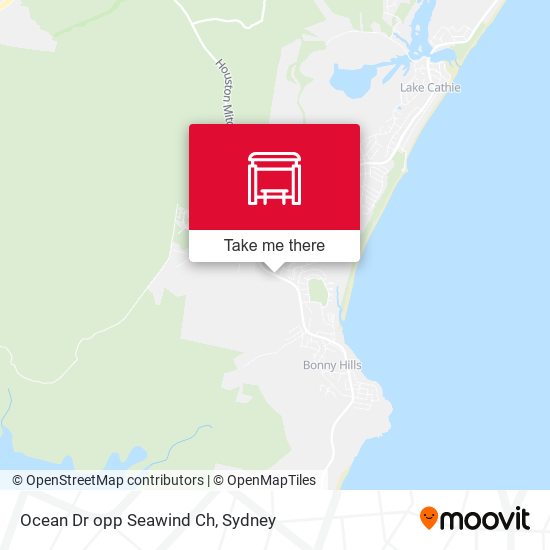 Ocean Dr opp Seawind Ch map
