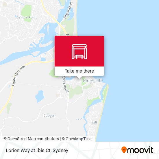 Lorien Way at Ibis Ct map