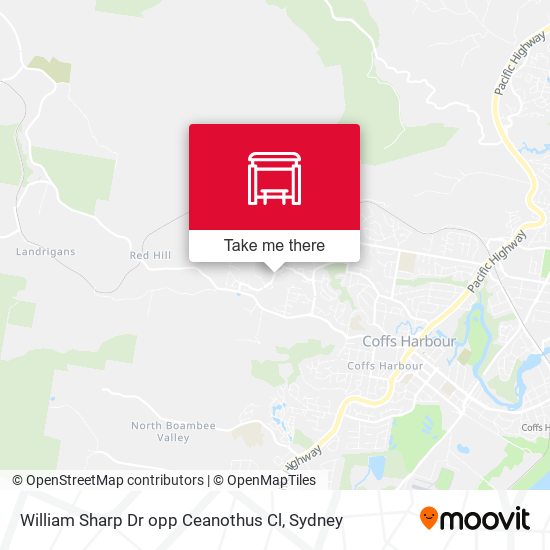 William Sharp Dr opp Ceanothus Cl map