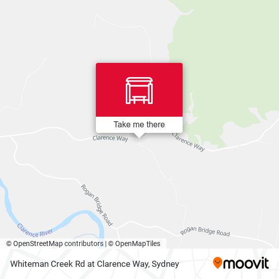 Whiteman Creek Rd at Clarence Way map