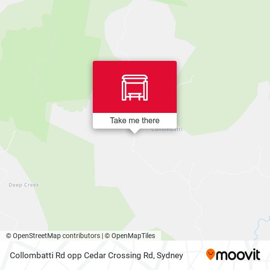 Collombatti Rd opp Cedar Crossing Rd map