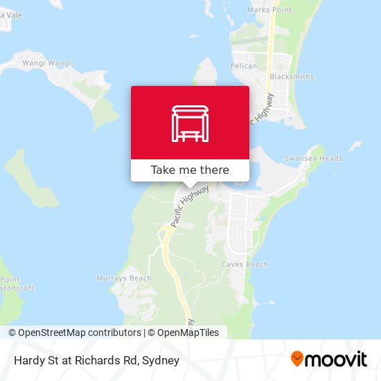 Hardy St at Richards Rd map