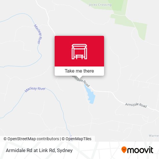 Armidale Rd at Link Rd map