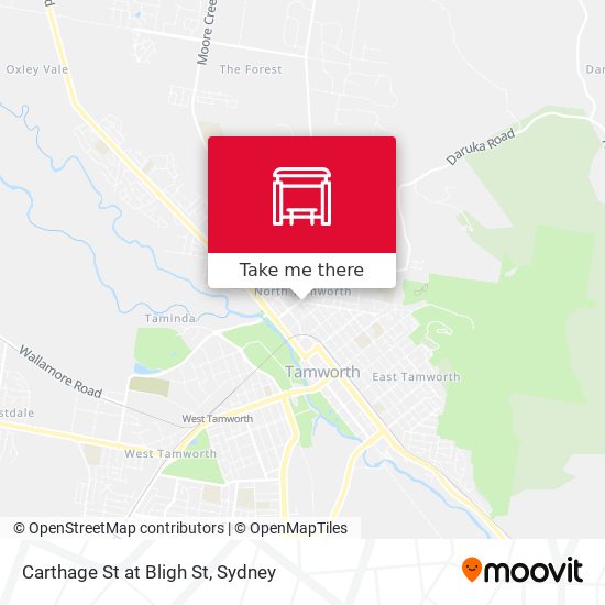 Carthage St at Bligh St map