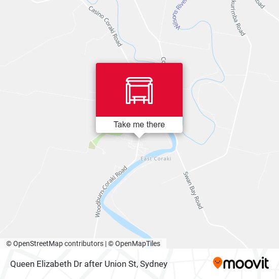 Queen Elizabeth Dr after Union St map