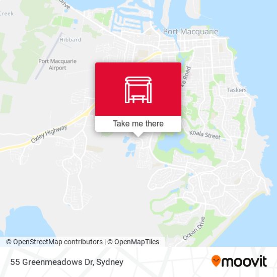55 Greenmeadows Dr map