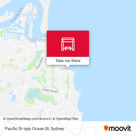 Pacific Dr opp Ocean St map