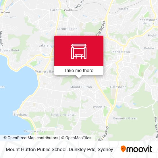 Mount Hutton Public School, Dunkley Pde map