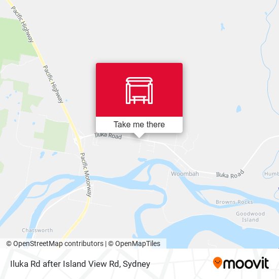 Iluka Rd after Island View Rd map