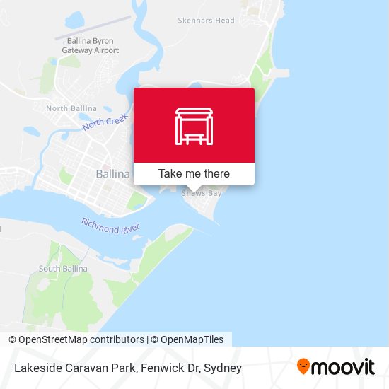 Lakeside Caravan Park, Fenwick Dr map