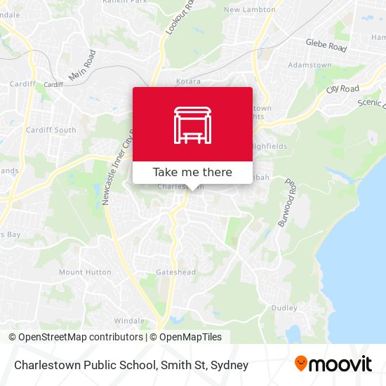 Mapa Charlestown Public School, Smith St